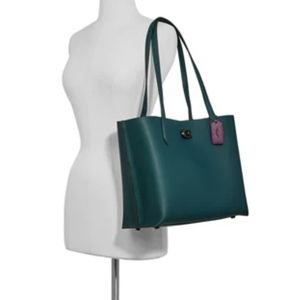 Coach Willow Tote with matching Double Zip Wallet